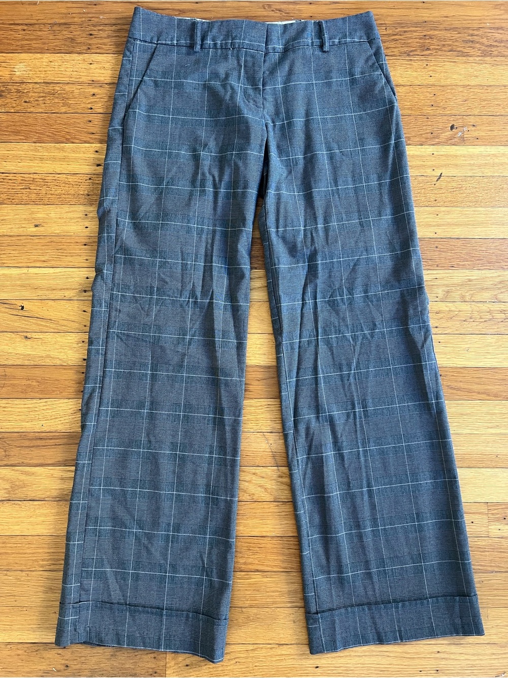Speechless Women's Low Rise Gray Plaid Office Career Pants Juniors Size 7